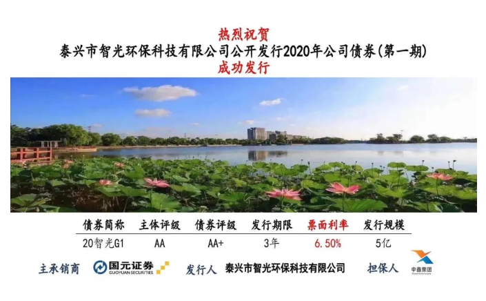 伟德博彩官网德app助力泰兴智光2020年度首期公开发行公司债券成功发行 | 伟德博彩官网德app佳讯